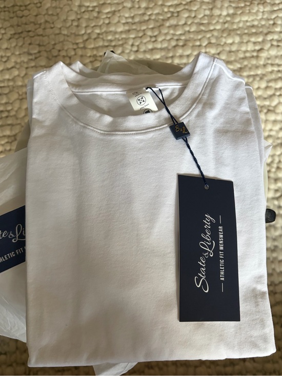 State & Liberty Clothing Co. Other - State & Liberty "The Taylor" white men’s short sleeve crewneck t-shirt